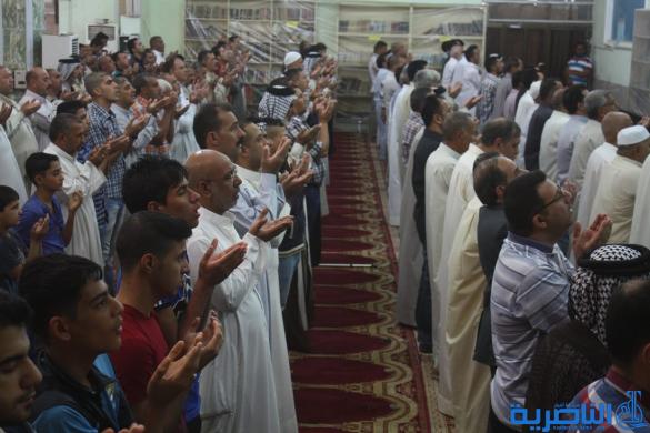 صلاة عيد الاضحى المبارك في مدينة الناصرية - تقرير مصور -
