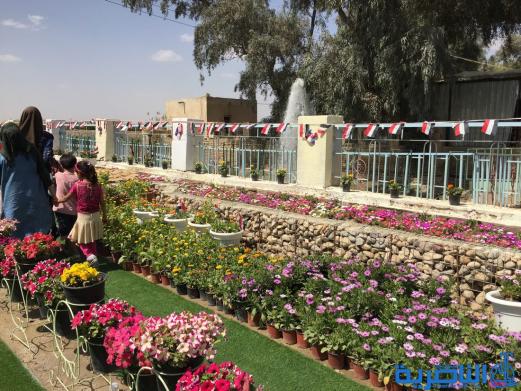 افتتاح معرض الزهور الثالث في الناصرية بالتزامن مع اعياد الربيع - تقرير مصور -