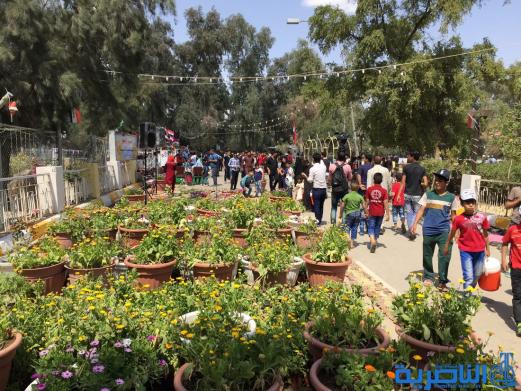 افتتاح معرض الزهور الثالث في الناصرية بالتزامن مع اعياد الربيع - تقرير مصور -