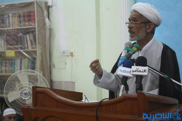إمام وخطيب جمعة الناصرية يطالب حكومة وإدارة المحافظة باستقطاب الكفاءات