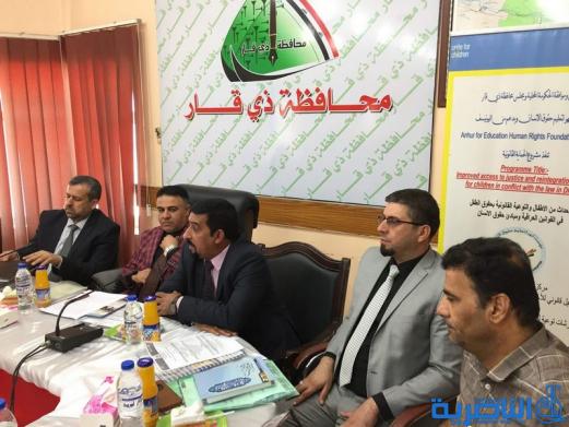 الناصرية تستضيف ورشة قانونية حول جنوح الاحداث - نقرير مصور