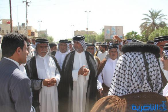 فلاحو ذي قار يتظاهرون للمطالبة بتعويضات عن الخسائر التي سببتها عواصف الموسم الماضي - تقرير مصور -
