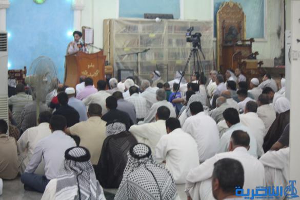بالصور : صلاة الجمعة في مدينة الناصرية