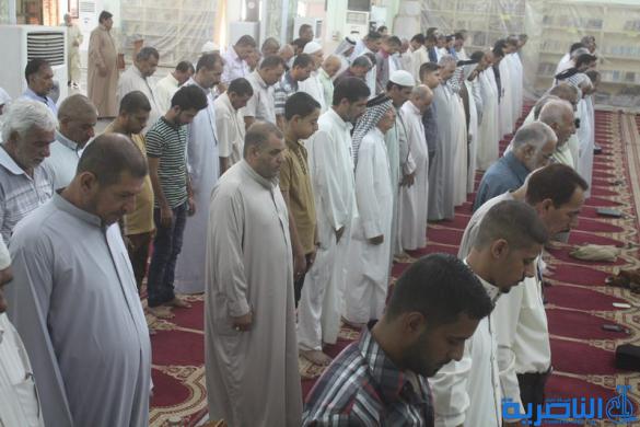 صلاة عيد الاضحى المبارك في مدينة الناصرية - تقرير صوتي مصور - 