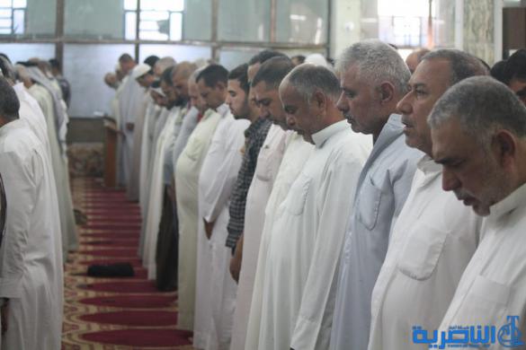 صلاة عيد الاضحى المبارك في مدينة الناصرية - تقرير صوتي مصور - 