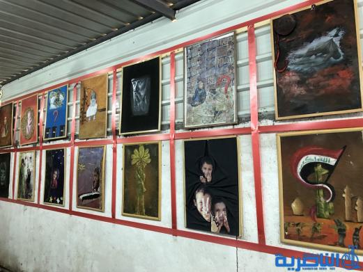 الفنون الجميلة في ذي قار تقيم معرضها السنوي الاول للتصميم والطباعة - تقرير مصور -