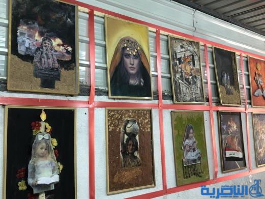 الفنون الجميلة في ذي قار تقيم معرضها السنوي الاول للتصميم والطباعة - تقرير مصور -