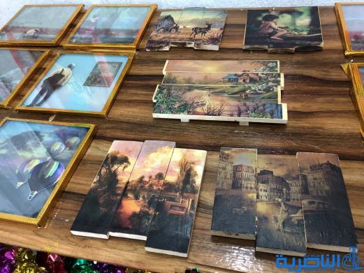 الفنون الجميلة في ذي قار تقيم معرضها السنوي الاول للتصميم والطباعة - تقرير مصور -