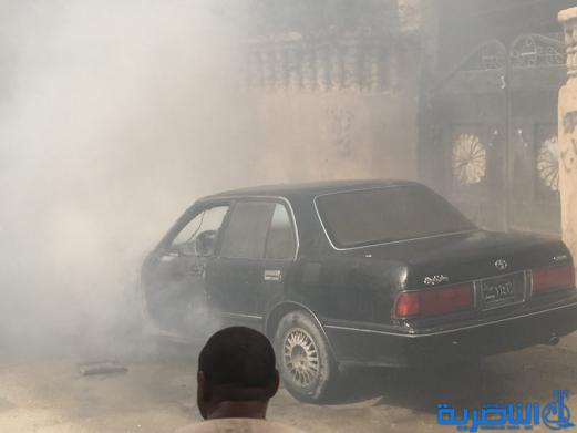 بالصور :حريق مجهول المصدر يلتهم ثلاث سيارات ومنزلين اثنين في الناصرية