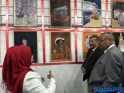 الفنون الجميلة في ذي قار تقيم معرضها السنوي الاول للتصميم والطباعة - تقرير مصور -