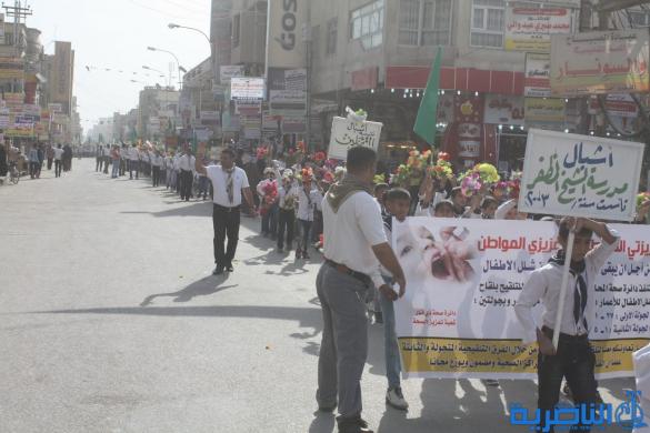 ذي قار : 169 مدرسة  تشارك مسيرة كشفية بمناسبة بدء العام الدراسي – تقرير مصور - 