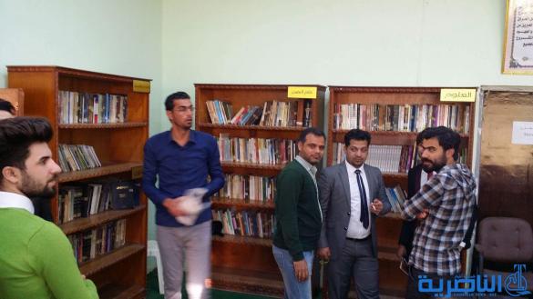 متطوعون يعيدون تاهيل مكتبة الرفاعي المركزية ويرفدونها بـ1500 كتاب - تقرير مصور -