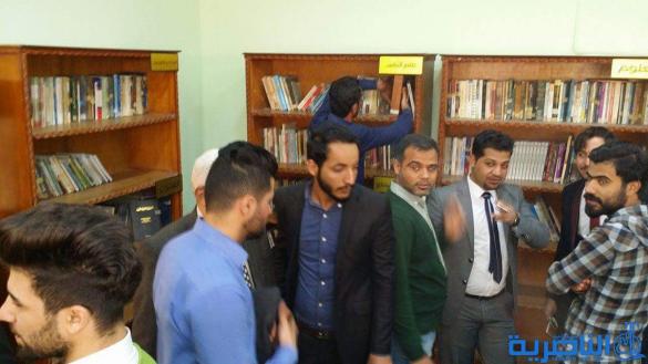 متطوعون يعيدون تاهيل مكتبة الرفاعي المركزية ويرفدونها بـ1500 كتاب - تقرير مصور -