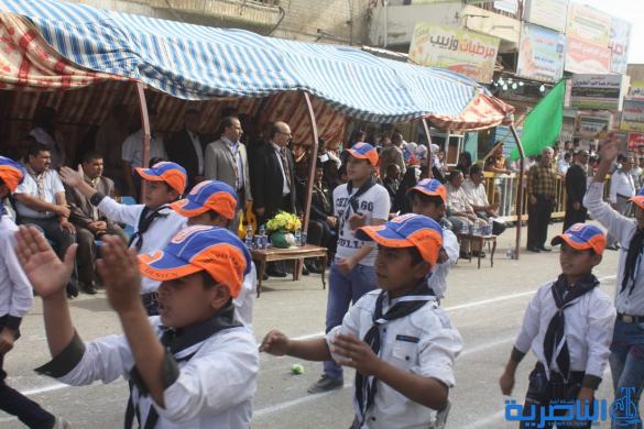 ذي قار : 169 مدرسة  تشارك مسيرة كشفية بمناسبة بدء العام الدراسي – تقرير مصور - 