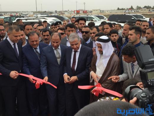 بالصور:محافظ ذي قار ووزير النفط يفتتحون مبنى شركة النفط ووضع حجر الاساس لمشروع مركز التدريب