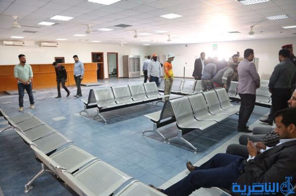 بالصور: صالة المسافرين في مطار الناصرية المدني