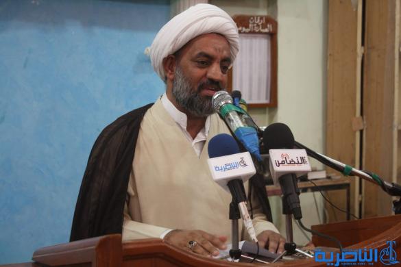 خطيب جمعة الناصرية يحث أبناء المحافظة على المشاركة بالشعائر الحسيني