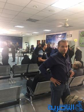 بالصور:مطار الناصرية الدولي يستقبل رحلتين  من طهران  وعلى متنها ٣٠٠ مسافر