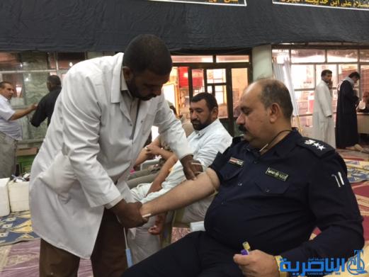 بالصور : جمعية التضامن تنظم حملة للتبرع بالدم في ذكرى استشهاد الحسين (ع)