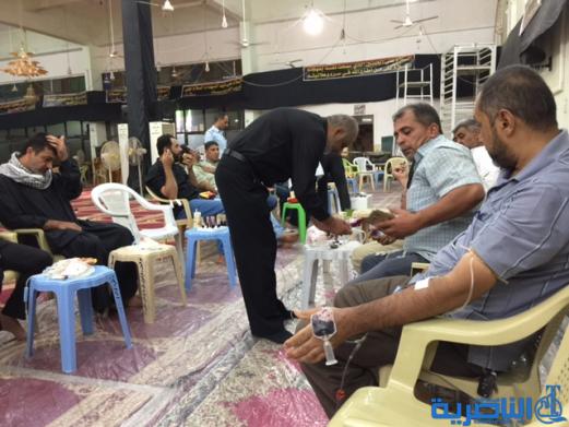بالصور : جمعية التضامن تنظم حملة للتبرع بالدم في ذكرى استشهاد الحسين (ع)