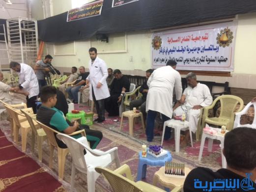 بالصور : جمعية التضامن تنظم حملة للتبرع بالدم في ذكرى استشهاد الحسين (ع)