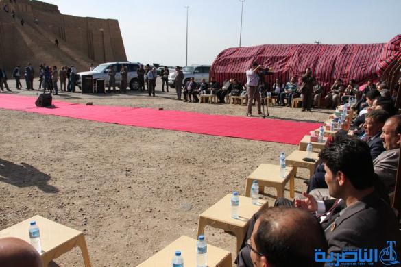 نقابة الصحفيين تكرم اسر شهداء الصحافة خلال حفل عند زقورة اور بالناصرية - تقرير مصور - 