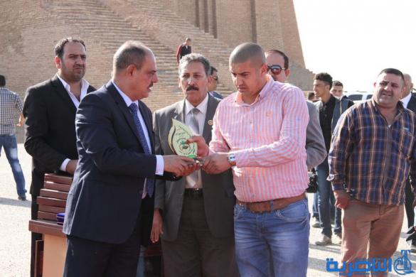 نقابة الصحفيين تكرم اسر شهداء الصحافة خلال حفل عند زقورة اور بالناصرية - تقرير مصور - 