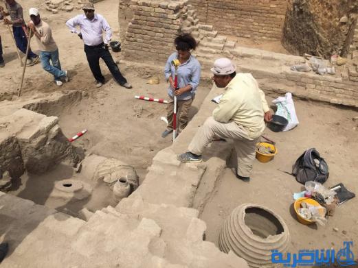 العثور على هياكل ولقى اثرية جديدة في مدينة اور الاثرية - تقرير مصور-