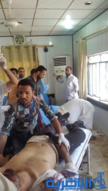 بالصور : مستشفى سوق الشيوخ يستقبل جرحى تفجير الناصرية