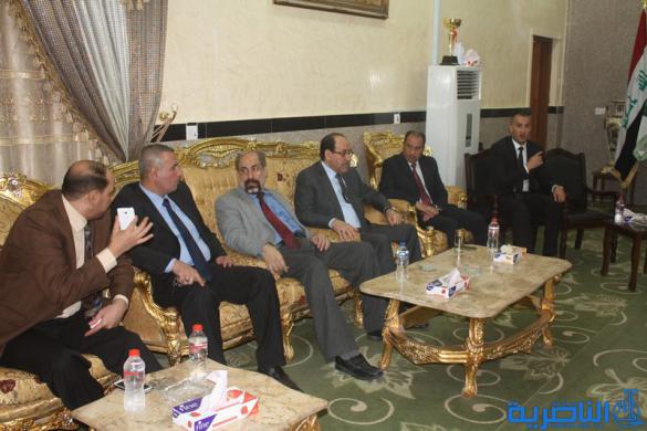 المالكي يعقد اجتماعا مغلقا مع الحكومة المحلية في ذي قار -تقرير مصور-