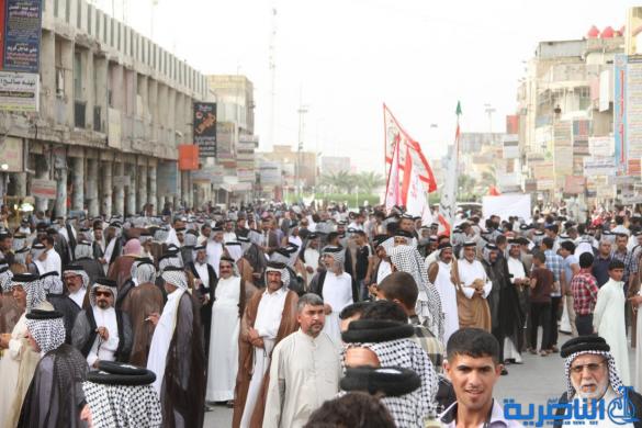 بالصور : هكذا ردت الناصرية على سقوط الموصل