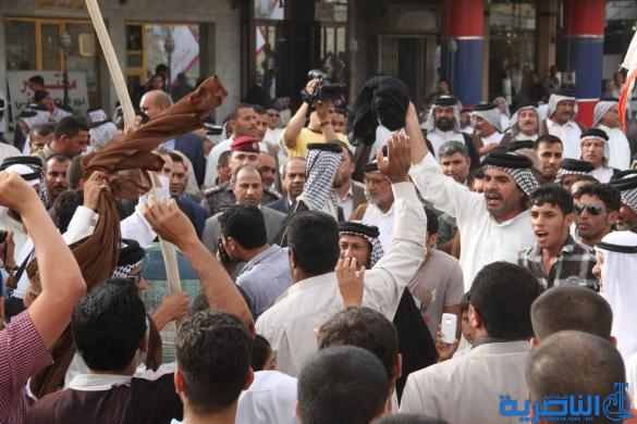 بالصور : هكذا ردت الناصرية على سقوط الموصل