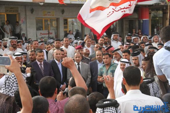 الاف المتظاهرين في الناصرية