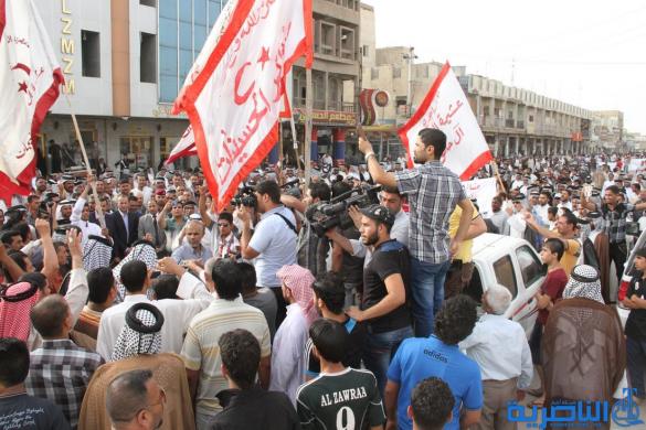 بالصور : هكذا ردت الناصرية على سقوط الموصل