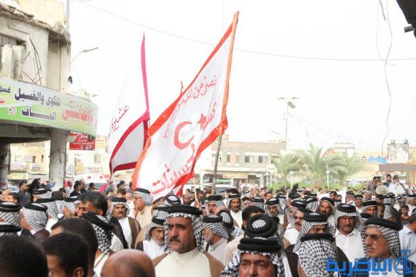 بالصور : هكذا ردت الناصرية على سقوط الموصل