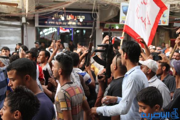 الاف المتظاهرين في الناصرية
