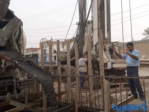 شركة المعتصم تنجز 35% من مشروع الجسر الحديدي في الرفاعي