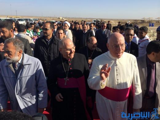 مسيحيو الفاتيكان يبدأون حجهم الأول الى ذي قار ، 