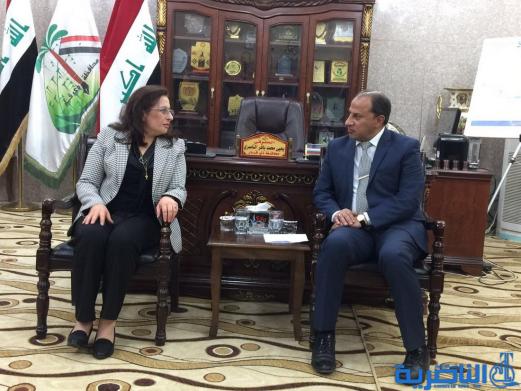 محافظ ذي قار لوزيرة الاعمار  .. مشاريعكم المتلكئة اربكت المحافظة ونطالب باستثناءات - تقرير مصور -