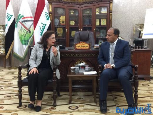 محافظ ذي قار لوزيرة الاعمار  .. مشاريعكم المتلكئة اربكت المحافظة ونطالب باستثناءات - تقرير مصور -