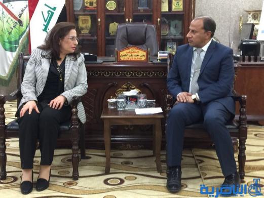 محافظ ذي قار لوزيرة الاعمار  .. مشاريعكم المتلكئة اربكت المحافظة ونطالب باستثناءات - تقرير مصور -