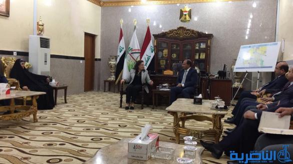 محافظ ذي قار لوزيرة الاعمار  .. مشاريعكم المتلكئة اربكت المحافظة ونطالب باستثناءات - تقرير مصور -