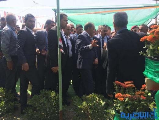بالصور...محافظ ذي قار ووزيرة الاعمار يفتتحان معرض الزهور الثالث في الناصرية