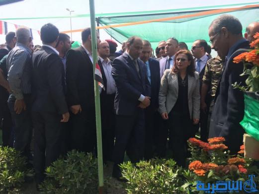 بالصور...محافظ ذي قار ووزيرة الاعمار يفتتحان معرض الزهور الثالث في الناصرية