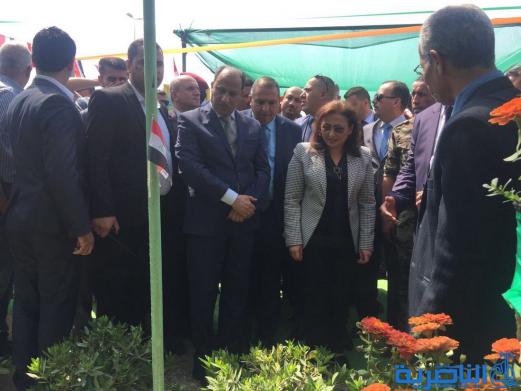 بالصور...محافظ ذي قار ووزيرة الاعمار يفتتحان معرض الزهور الثالث في الناصرية