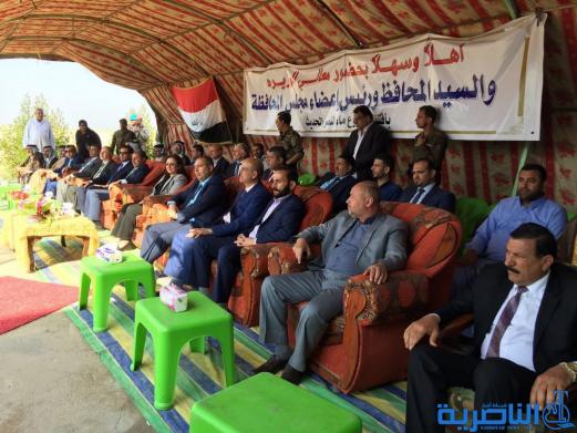 وزيرة الاعمار تفتتح رسميا مشروع ماء النصر شمالي ذي قار- تقرير مصور -