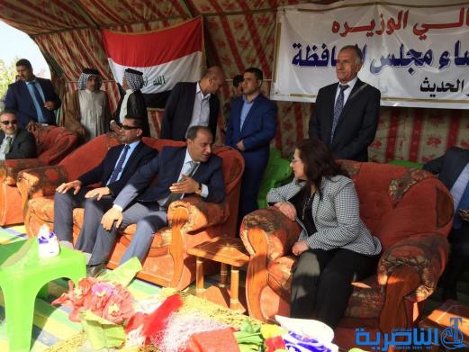 وزيرة الاعمار تفتتح رسميا مشروع ماء النصر شمالي ذي قار- تقرير مصور -