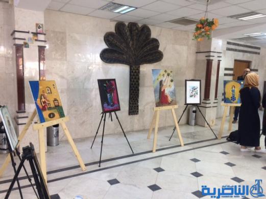 بلوحات من الرصاص والفحم ، “الق باسم” تقيم معرضها التشكيلي الاول في الناصرية - تقرر مصور -
