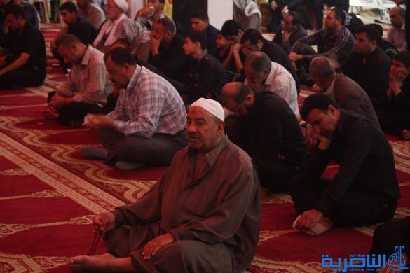 رسالة عاشوراء : احياء يوم العاشر من المحرم في الناصرية  بمسجد الشيخ عباس الكبير - تقرير مصور - 