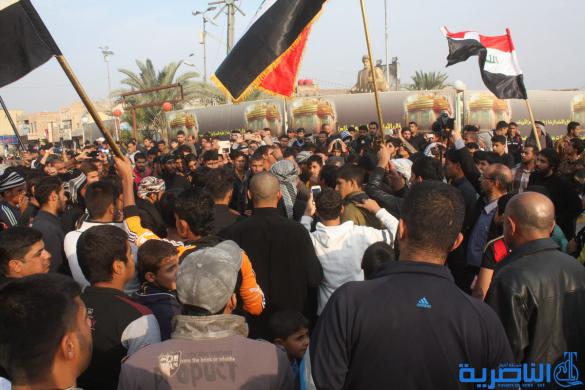 بالصور:متظاهرون يشجبون التدخل التركي في العراق